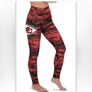 Women’s Zubaz Red Camouflage Kansas City Chiefs Leggings